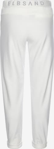 Tapered Pantaloni de la Elbsand pe alb