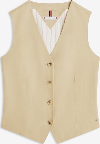 Gilet de costume 'ESS' TOMMY HILFIGER en beige : devant