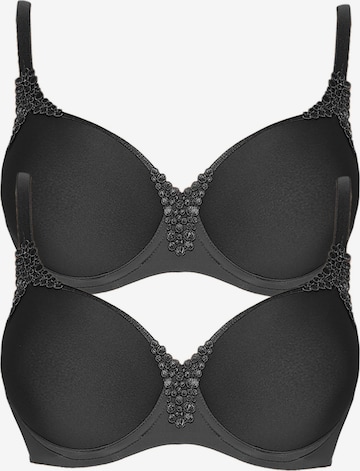 VIANIA T-shirt Bra 'Carola' in Grey: front