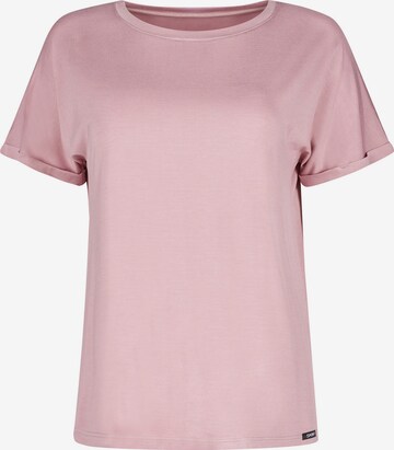 Skiny Shirt 'Every Night' in Pink: front