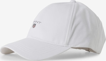 GANT Cap in White: front