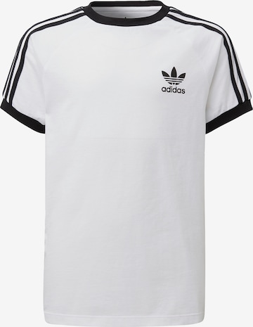 ADIDAS ORIGINALS T-shirt i vit: framsida