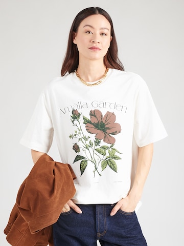 VERO MODA Футболка оверсайз в Белый: спереди