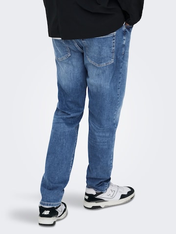 Only & Sons - regular Vaquero en azul