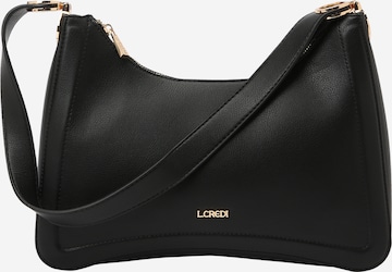 L.CREDI Shoulder Bag 'Malia' in Black: front