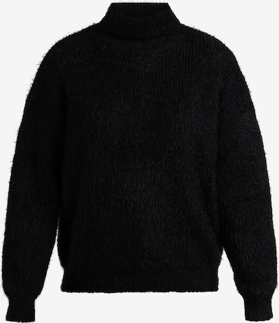 Laisvas megztinis iš faina, spalva – juoda, Prekių apžvalga