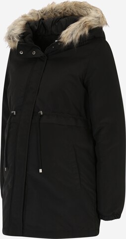 MAMALICIOUS Winter Parka 'Jessa' in Black: front