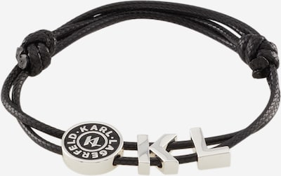 Karl Lagerfeld Armband in schwarz / silber, Produktansicht