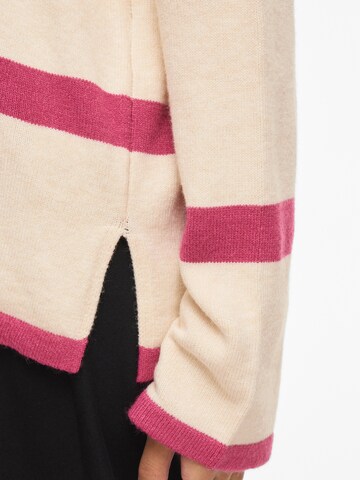 VILA Πουλόβερ 'VIRIL ' σε λευκό