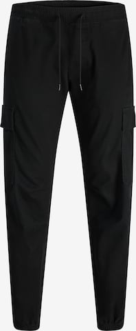 Jack & Jones Plus Cargo Pants 'JPStkane Dylan' in Black: front