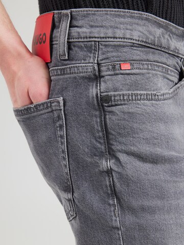 HUGO - Slimfit Vaquero '708' en gris