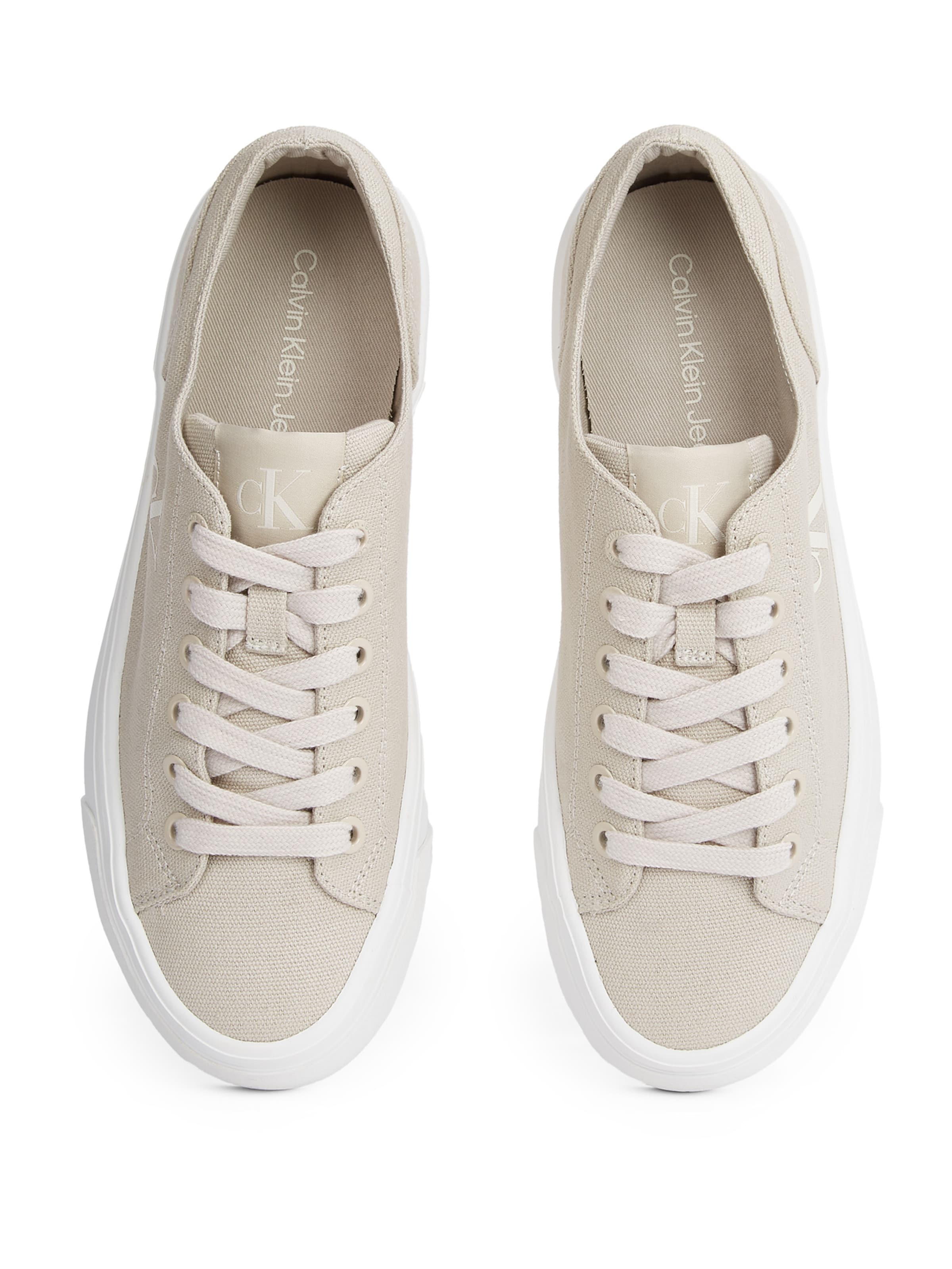 bēšs Calvin Klein Zemie brīvā laika apavi