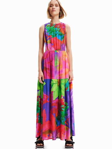 Desigual Letní šaty – mix barev: přední strana