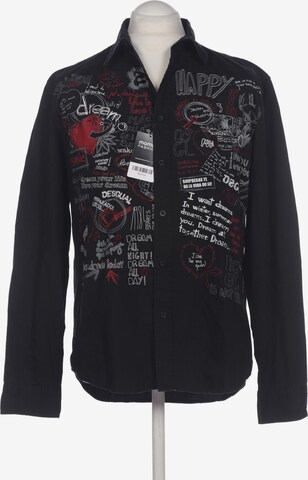 Desigual Button Up Shirt in L in Black: front