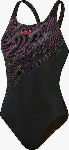 SPEEDO Active Swimsuit in Black: front