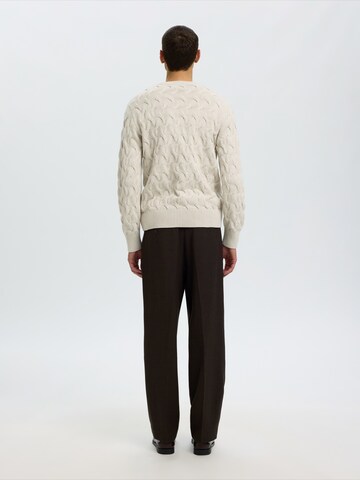 SELECTED - Jersey 'SLMCarlos' en beige