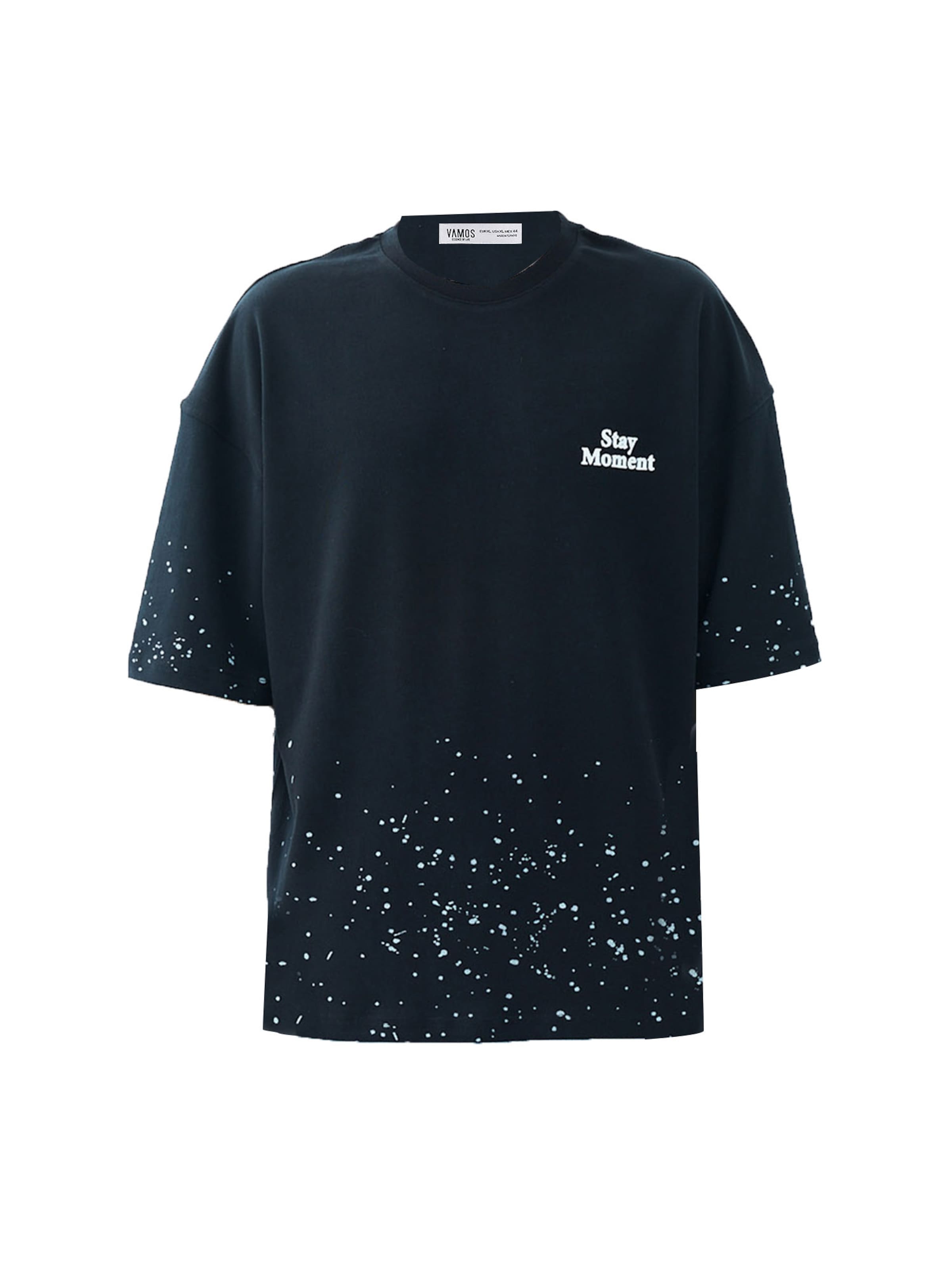 VAMOS CLO Tričko – černá: přední strana