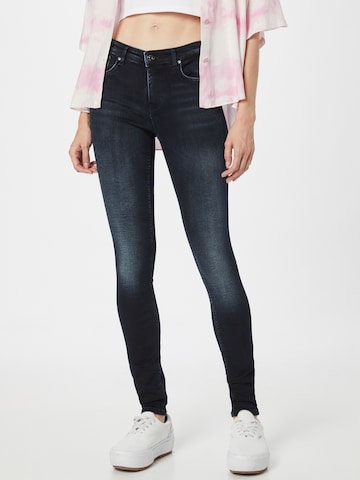 ONLY Skinny Jeans 'Carmen' in Zwart: voorkant