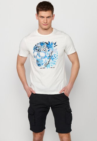 KOROSHI T-Shirt in Weiß