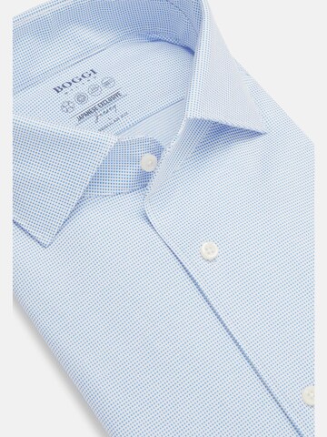 Coupe regular Chemise Boggi Milano en bleu