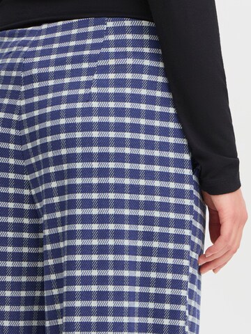 Regular Pantalon ' IHKATE CHECLÉ WIDE PA ' ICHI en bleu