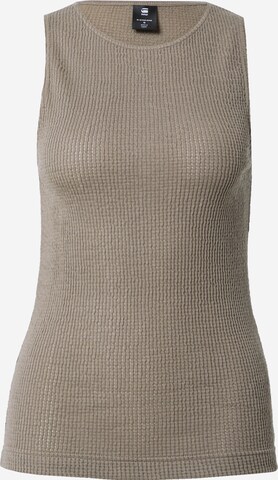 G-Star RAW Top in Brown: front