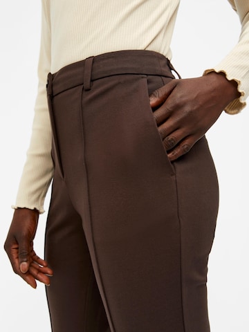 Bootcut Pantalon 'Marion' OBJECT en marron