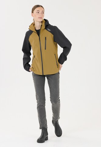 Weather Report Outdoor Jacket in Brown: front