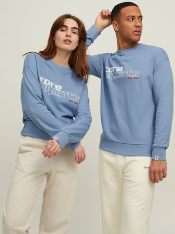 JACK & JONES Sweatshirt in Blauw: voorkant