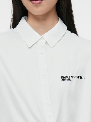 Bluză de la KARL LAGERFELD JEANS pe alb