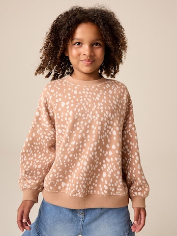 Next Sweatshirt in Bruin: voorkant