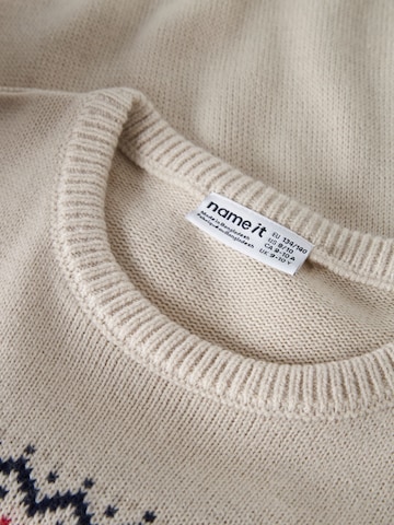 NAME IT - Jersey en beige