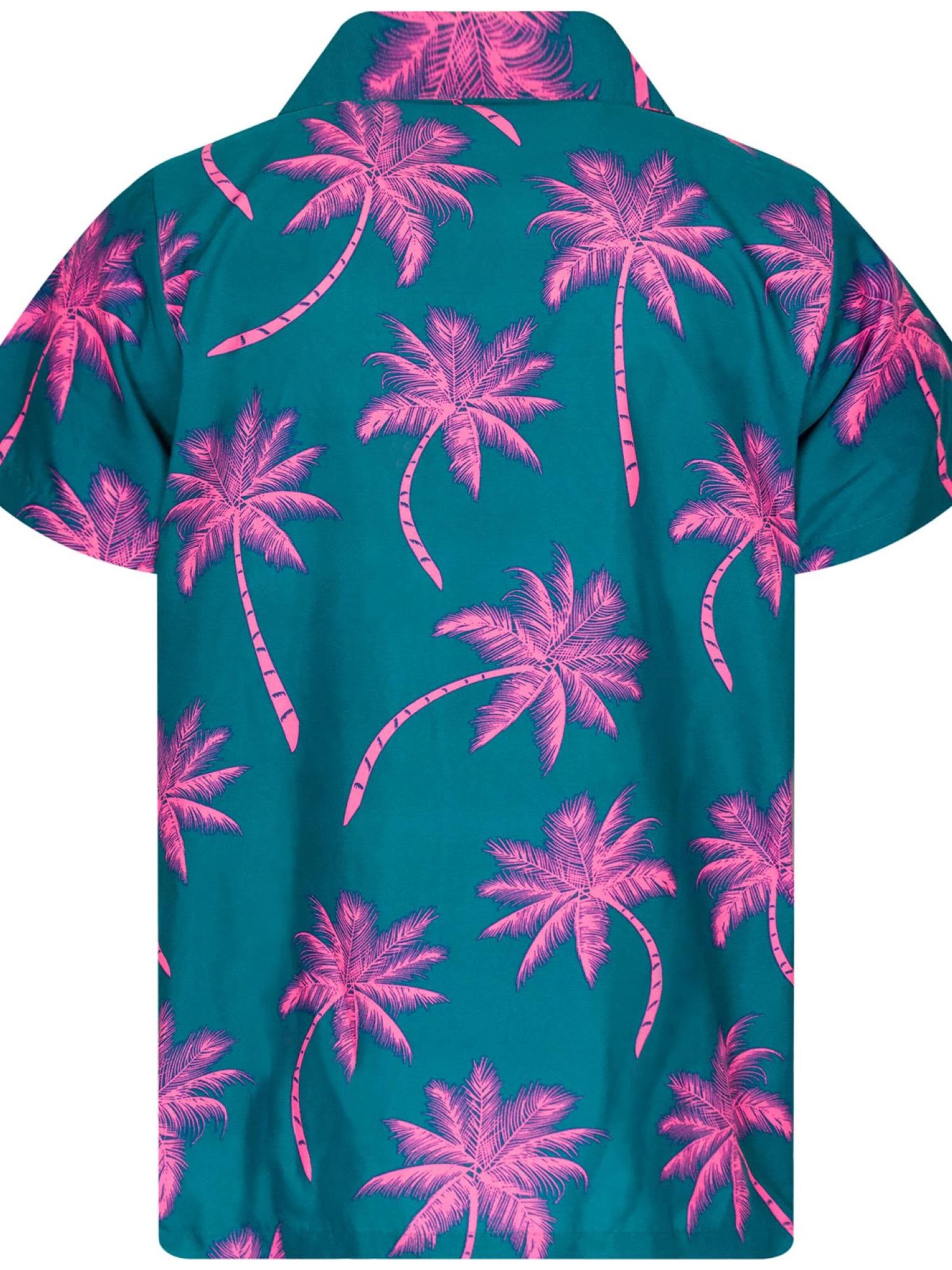 Maglietta 'Palmshadow' di King Kameha in verde