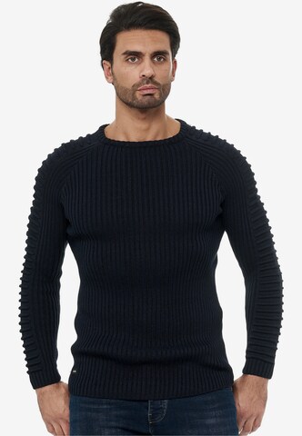 Redbridge Sweater 'Jackson Big' in Blue: front