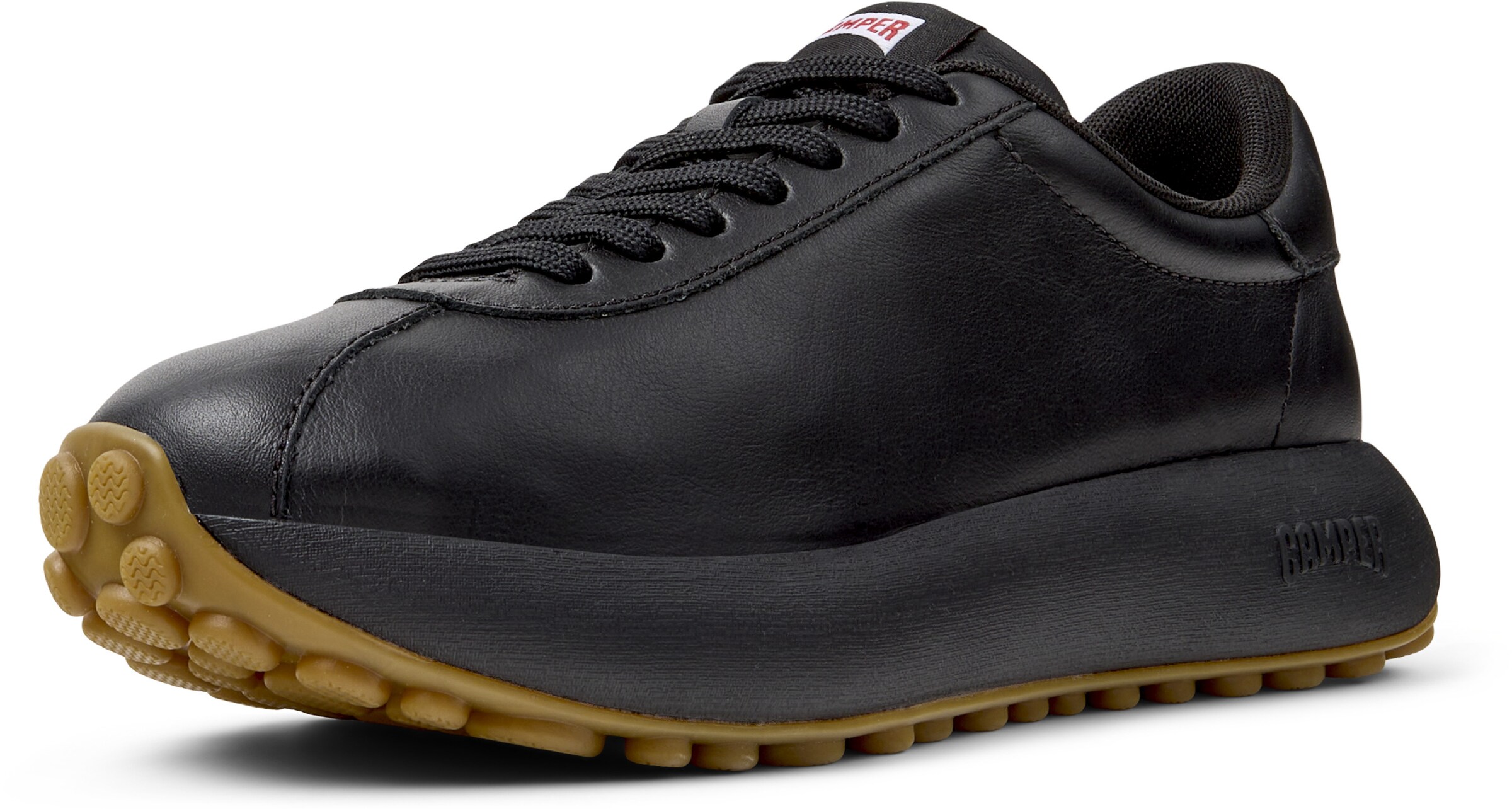 CAMPER - Sapatilhas baixas 'Pelotas Athens' em preto: frente