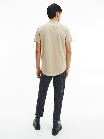 Calvin Klein Jeans Tričko - Béžová