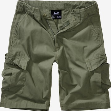 Brandit Regular Trousers in Green: front