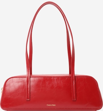 Sac bandoulière Calvin Klein en rouge : devant