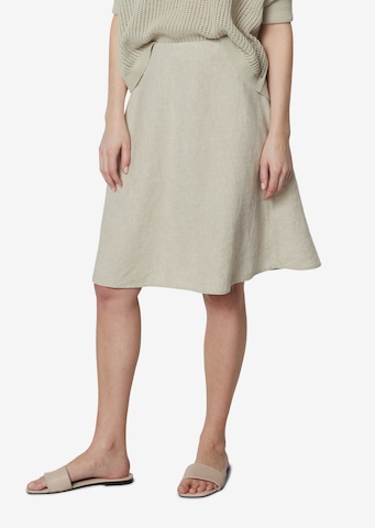 Marc O'Polo Skirt in Beige: front