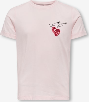 ONLY GIRLS Shirt 'KOGCANDY' in Pink: front