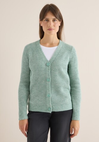 CECIL Knit Cardigan in Green: front