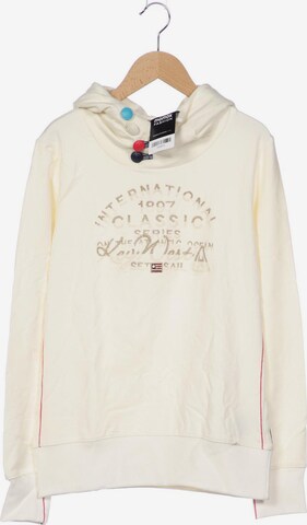Gaastra Sweatshirt & Zip-Up Hoodie in M in White: front