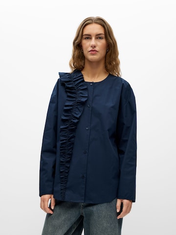 OBJECT Bluse 'OBJMUNI' i blå: forside