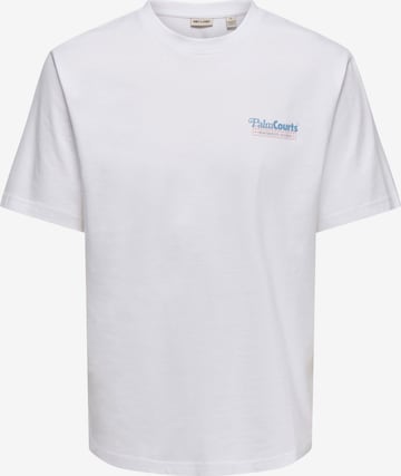 Only & Sons - Camiseta 'ONSFRED NADAL' en blanco: frente
