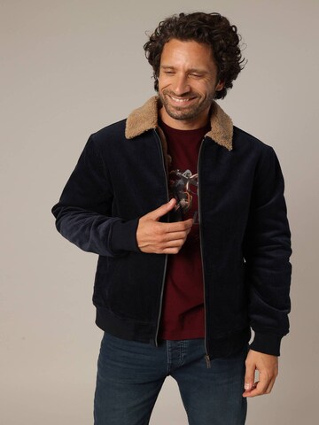 Veste mi-saison 'Crewel' Deeluxe en bleu : devant