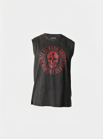 KOROSHI Shirt in L in Blood red / Black, Item view
