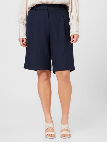 ONLY Carmakoma Loosefit Shorts 'Carthea' in Blau: Vorderseite