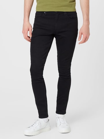 Cotton On Skinny Fit Дънки в черно: отпред