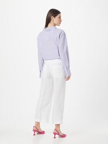 Wide Leg Pantalon s.Oliver en blanc