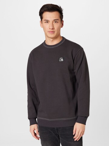 QUIKSILVER Sports sweatshirt in Black: front